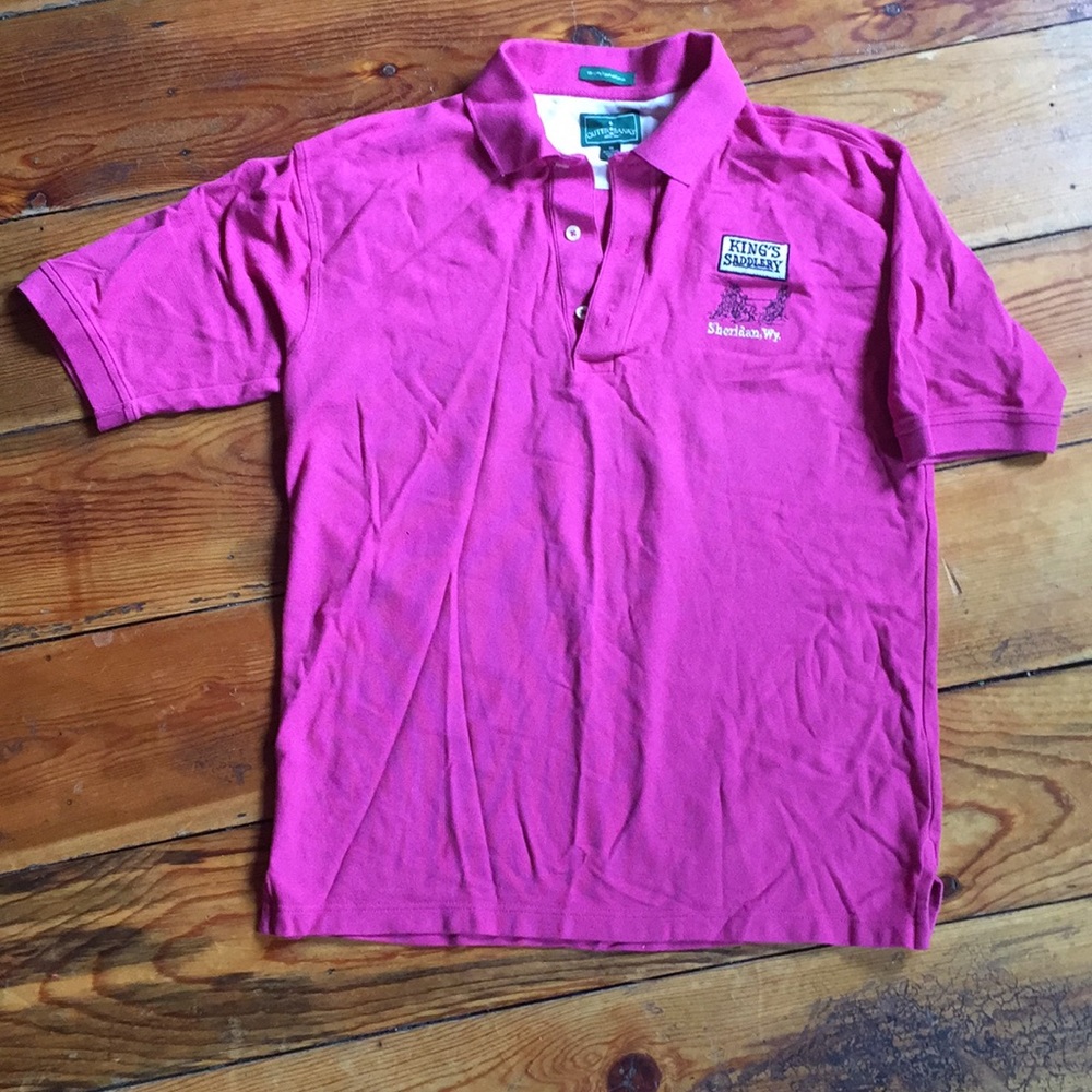 Outer Banks Pink Polo Shirt